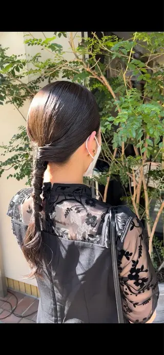 ロング 早稲田 千尋のヘアスタイル