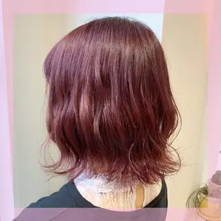 ミディアム カラー ヘアアレンジ 🫧柔色/トレンド カラー/川辺晴加のヘアスタイル