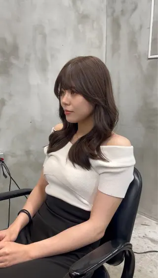 セミロング Angelica 村上京平のヘアスタイル