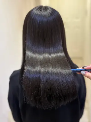 ロング カラー 💙mai🫧 縮毛矯正・ハイライトのヘアスタイル