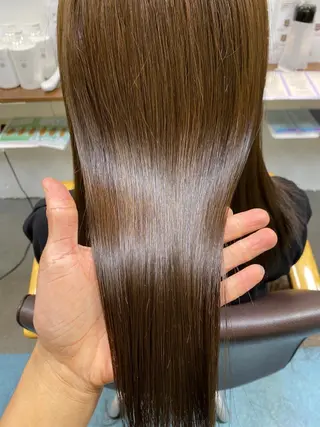 ロング カラー 【髪質改善】に特化 オリーブオイルクラブのヘアスタイル
