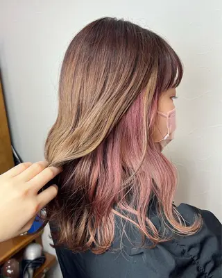 ロング カラー ヘアアレンジ シャローネ池袋 【れいな】のヘアスタイル