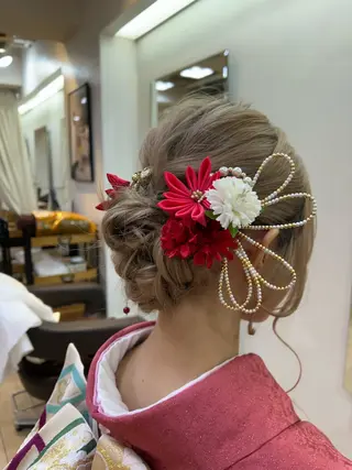 ヘアアレンジ Tabata Hikaruのヘアスタイル