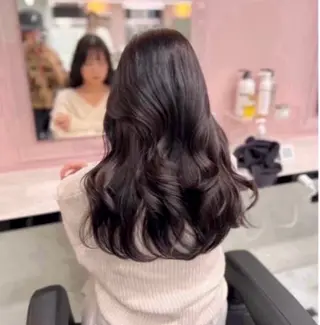 ロング miku/ラベンダー 透明感カラー🪻❤︎のヘアスタイル