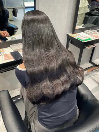 ロング カラー 地毛風カラー/ 吉田菜々子のヘアスタイル