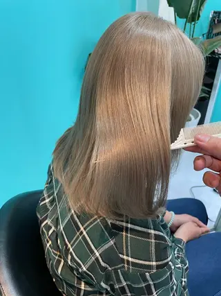 ミディアム カラー キッズ 🫧ショート/ボブ 池袋西口・泡渕✂️のヘアスタイル