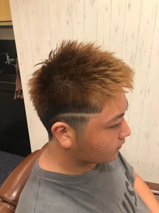 ショート カラー メンズ bifino.rilune for men所属・rilune matsuoのヘアスタイル