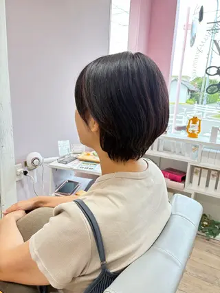 ショート かまだ しおりのヘアスタイル