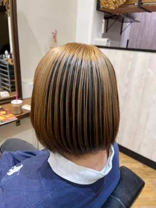 ミディアム 佐藤 海璃のヘアスタイル