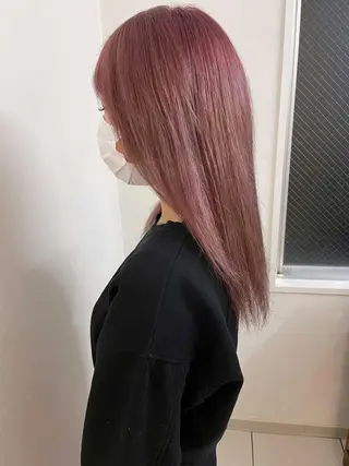ロング 美髪矯正・レイヤー 倉友哉のヘアスタイル