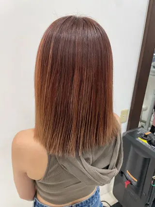 ミディアム イマムラ ナナのヘアスタイル