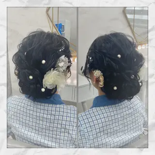 ロング ヘアアレンジ ヘアセット/着付け 𓇼 松本 夏美𓇼のヘアスタイル