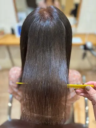 セミロング すなが/ハイライト モデル募集中のヘアスタイル