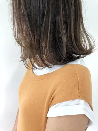 ミディアム ボブ/縮毛矯正 🌟梅田盛一🌟のヘアスタイル