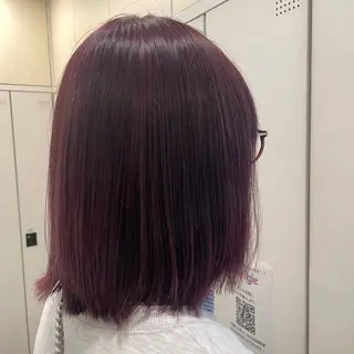 セミロング カラー 💎久米川 東村山 BASSAサトウ💎のヘアスタイル