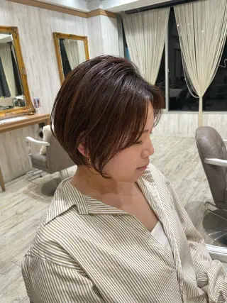 ショート 小野 明日香のヘアスタイル