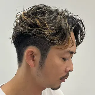 ショート パーマ メンズ 立川/メンズパーマ 厚進太郎のヘアスタイル