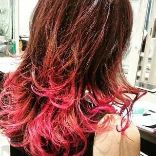 ミディアム セミロング ロング カラー パーマ 🌸銀座一丁目/美髪 矯正🌸山田 隆介のヘアスタイル