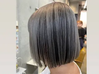 ミディアム カラー 小顔似合わせカット ┊︎*AYANO*のヘアスタイル