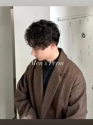 ミディアム メンズ メンズ特化美容師 🐈⬛RUNAのヘアスタイル