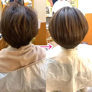 ショート 中根　いち 美髪を作るプロのヘアスタイル