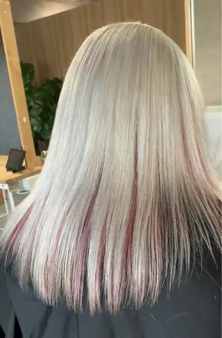 ロング カラー 🌈艶ハイトーン🌈 心を込めます🤝涼介のヘアスタイル