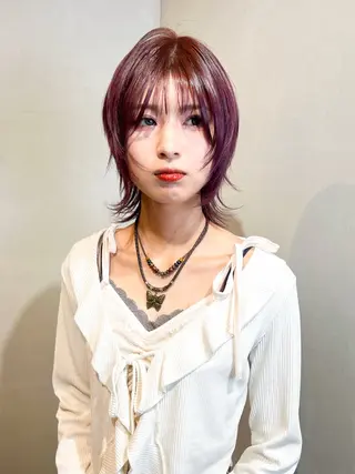 ショート カラー Aya/四条烏丸/ インナーカラーのヘアスタイル