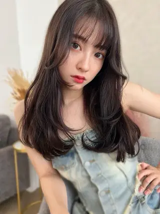 angelica布施 窪田隆平のヘアスタイル