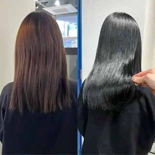 ロング giinii所属・横浜縮毛矯正 ☆渋谷良太のヘアスタイル