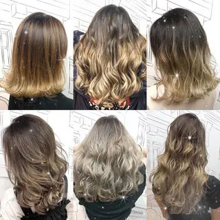 セミロング カラー TOMOKA 艶髪/透明感カラーのヘアスタイル