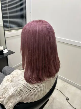 セミロング 🌼透け感カラー 🌼Rinaのヘアスタイル