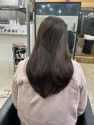 セミロング 宮田海聖 ナチュラル/美髪のヘアスタイル