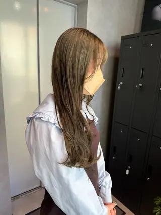 ロング 坂谷 BUCKS/縮毛矯正のヘアスタイル