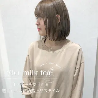 ショート 横浜ブリーチムラ直し ハイトーン/ブリーチのヘアスタイル
