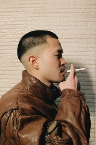 ショート メンズ OjOmano ケンタのヘアスタイル