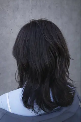 ミディアム 透明感カラー🐾 Riona🎀のヘアスタイル