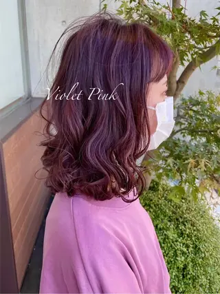 カラー ミディアム ❁ shizuku EMU/髪質改善💎のヘアスタイル