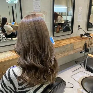 セミロング カラー ✨️美髪✨️透明感カ ラー✨️大泉翔／店長のヘアスタイル