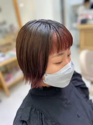 ショート カラー 野間 ふみよのマツエク・マツパデザイン