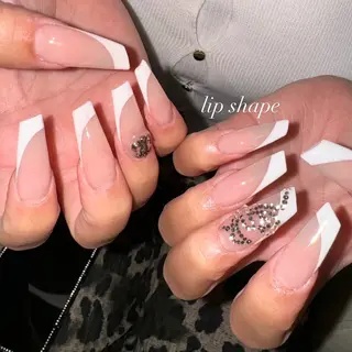 ロング LaLa Peach 崎原のネイルデザイン