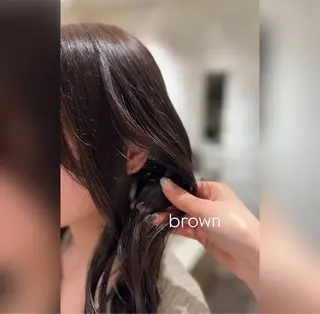 ロング カラー 高橋 奏のヘアスタイル