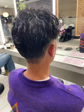 パーマ メンズ 稲吉 由莉穂のヘアスタイル