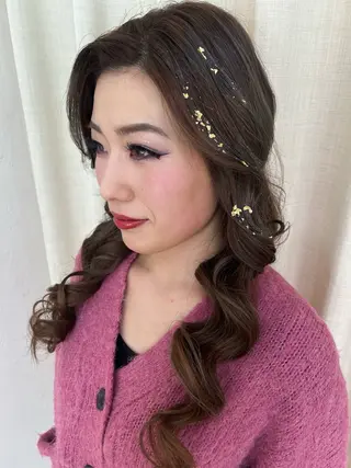ヘアアレンジ 大人可愛いヘアメイク 💋🧚‍♀️しずかのヘアスタイル