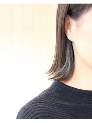 カラー みやもと まなみのヘアスタイル