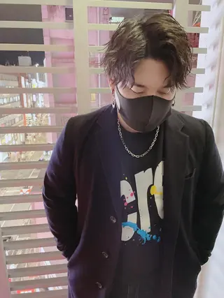 ショート ヘアアレンジ メンズ メンズZina代表 田端 麗治のヘアスタイル