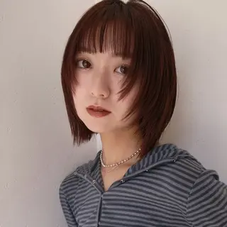 ショート カラー ベージュ/透明感/ 桃子🎀のヘアスタイル