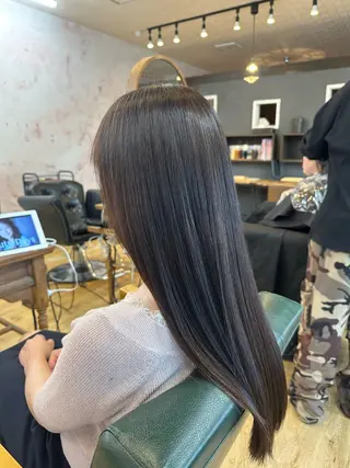 ロング カラー 艶髪/髪質改善 /透明感カラー/鴻巣のヘアスタイル