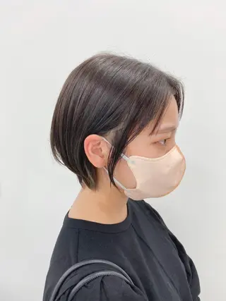 ショート カラー 💕コテ巻き風パーマ 💕KEIYA 💕のヘアスタイル