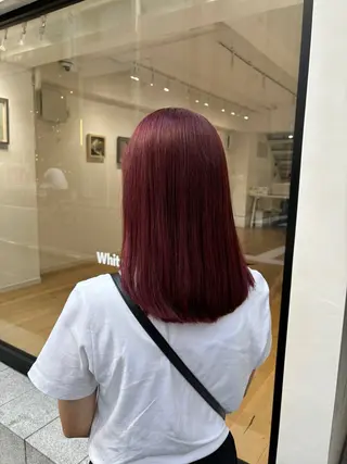 ミディアム 🎀クロスパーマ/ ボブ🎀MOMONAのヘアスタイル