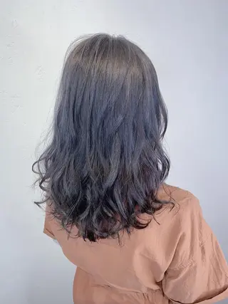 ロング カラー _WHITE 天神店 YUMEKA🐻のヘアスタイル